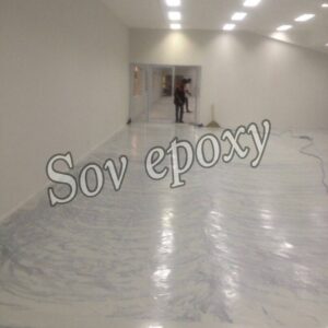 งานเคลือบพื้น Epoxy Self-leveling โครงการโกดังเก็บสินค้า  บางนา