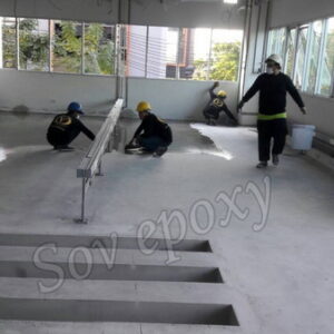 งานเคลือบพื้น Epoxy อัญญะธานีบางนา