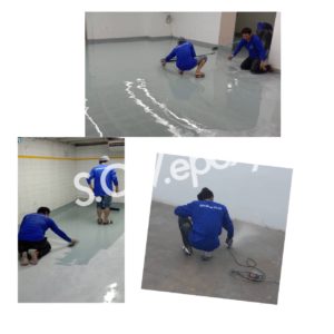 พื้น Epoxy self-leveling ต้นแบบวิศวกรรม (2)