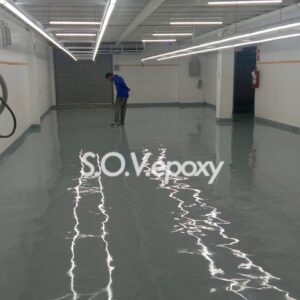 พื้น Epoxy self-leveling ต้นแบบวิศวกรรม (9)