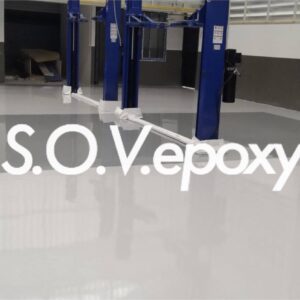 พื้น Epoxy self-levelingโชว์รูม MG (8)