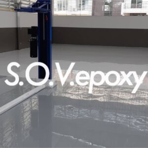 พื้น Epoxy self-levelingโชว์รูม MG (9)