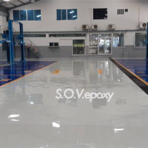 เคลือบพื้น Epoxy โชว์รูม
