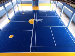 Sov Epoxy ทำพื้นอีพ็อกซี่ พื้นพียู พื้นโรงงาน พื้นสนามกีฬา 15