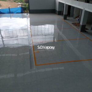 เคลือบพื้น Epoxy Self-leveling-โชว์รูม MG ลำปาง (6)
