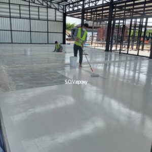 เคลือบพื้น Epoxy Self-leveling-โชว์รูม MG เชียงใหม่ (3)