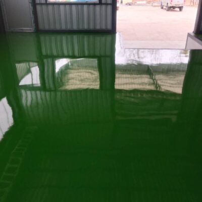พื้น Epoxy-พื้นโรงงาน-พื้นสีเขียว (5)