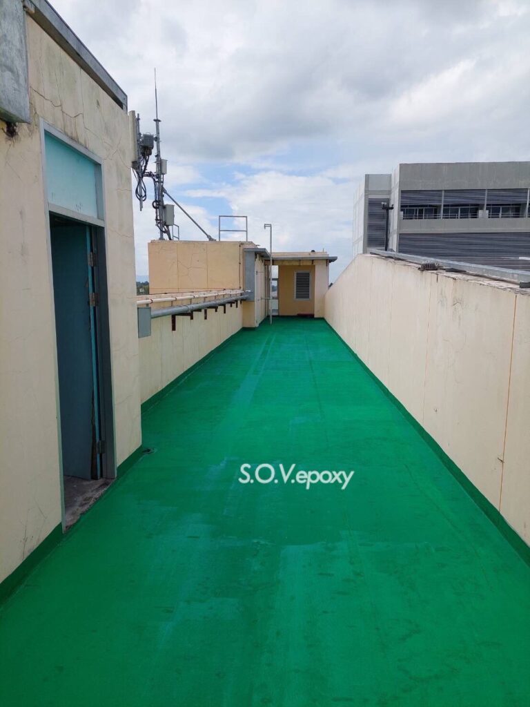 Sov Epoxy ทำพื้นอีพ็อกซี่ พื้นพียู พื้นโรงงาน พื้นสนามกีฬา 48