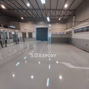 พื้น epoxy โชว์รูมรถ BYD เพชรบูรณ์-03