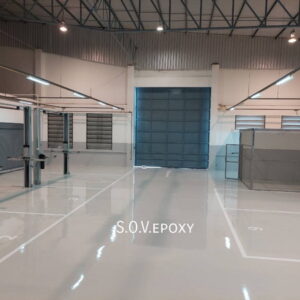 พื้น epoxy โชว์รูมรถ BYD เพชรบูรณ์-07