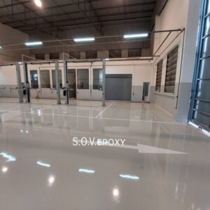 พื้น epoxy โชว์รูมรถ BYD เพชรบูรณ์-02