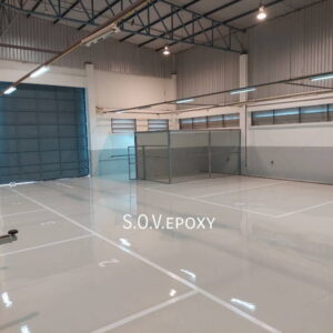 พื้น epoxy โชว์รูมรถ BYD เพชรบูรณ์-04