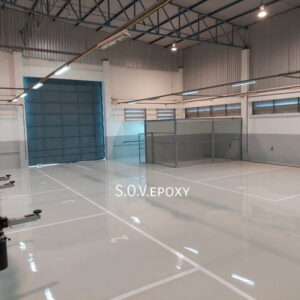 พื้น epoxy โชว์รูมรถ BYD เพชรบูรณ์-05