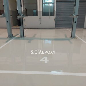 พื้น epoxy โชว์รูมรถ BYD เพชรบูรณ์-06