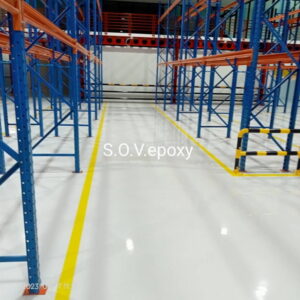 โกดัง คลังสินค้าเก็บยา ต้องเคลือบพื้น epoxy