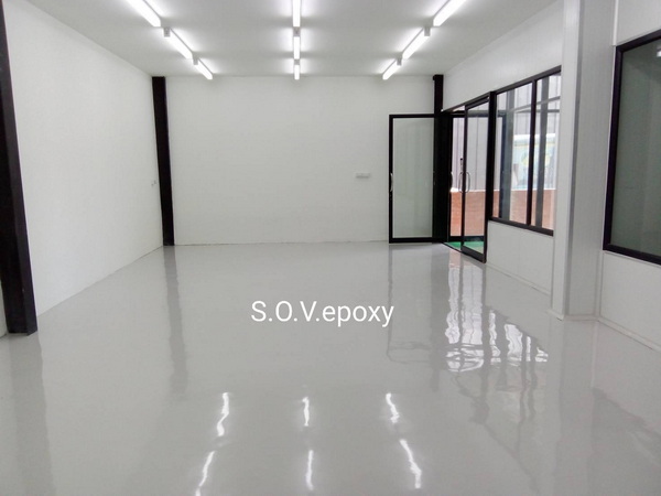 บริการรับเหมาติดตั้ง ทำพื้น epoxy พื้น PU Epoxy Flooring System 3