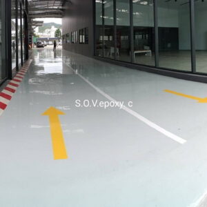 พื้น Epoxy โชว์รูมรถ-05