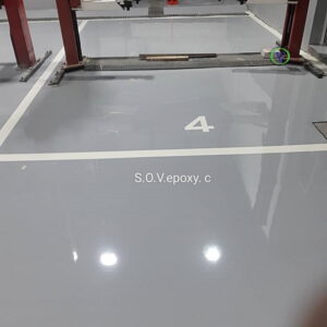 พื้น Epoxy ศูนย์บริการรถยนต์-05