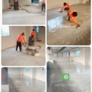 เคลือบพื้น Epoxy โรงกัญชา
