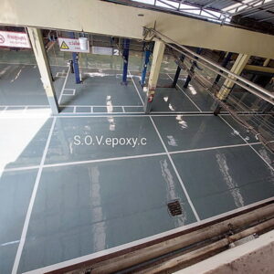 ทำพื้น epoxy โชว์รูมรถ-06