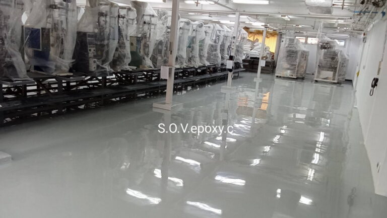 เคลือบพื้น Epoxy Self-leveling หนา 2 มิล