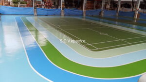 Sov Epoxy ทำพื้นอีพ็อกซี่ พื้นพียู พื้นโรงงาน พื้นสนามกีฬา 18
