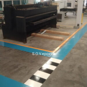 ตีเส้นจราจรด้วย Epoxy Coating