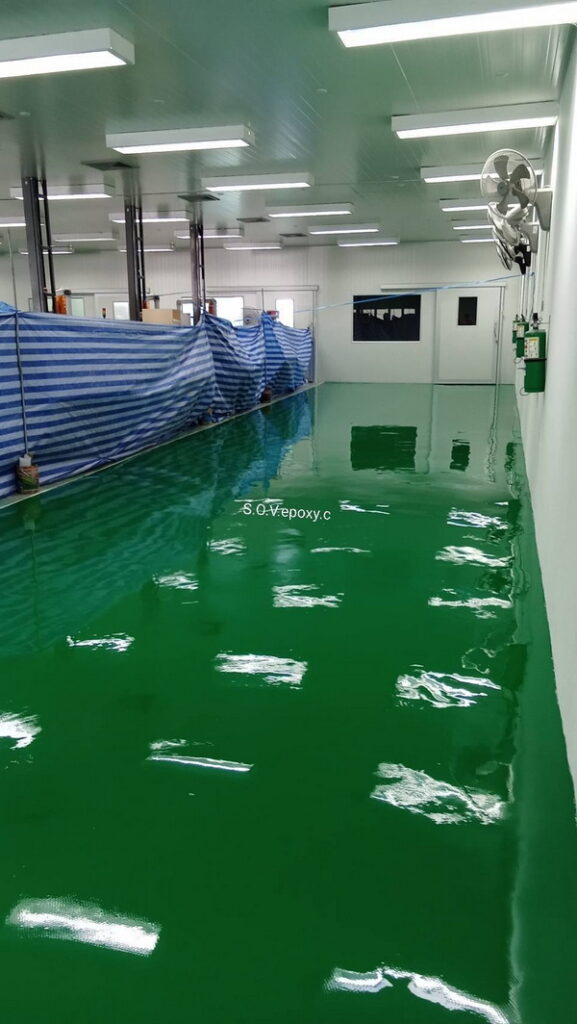 เคลือบพื้น Epoxy Self-leveling โรงงาน