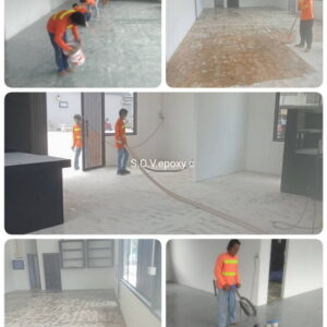 พื้น Epoxy Coating ร้านอาหารรัชดา
