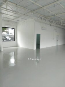 พื้น Epoxy Coating ร้านอาหารรัชดา