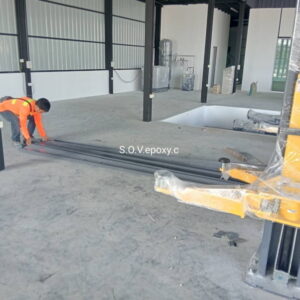 เคลือบพื้น Epoxy พื้นที่บริการรถยนต์_1
