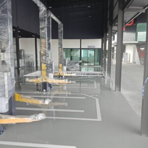 เคลือบพื้น Epoxy พื้นที่บริการรถยนต์_4