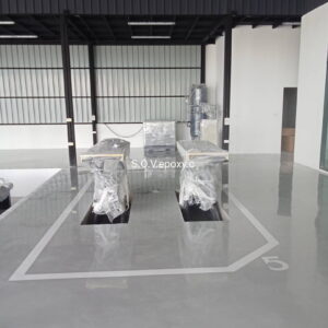 เคลือบพื้น Epoxy พื้นที่บริการรถยนต์_6