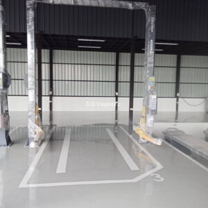 เคลือบพื้น Epoxy พื้นที่บริการรถยนต์_8