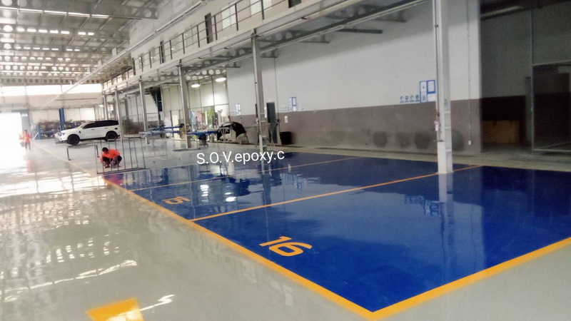 เคลือบพื้น Epoxy ฟอร์ด จ.อุดรธานี