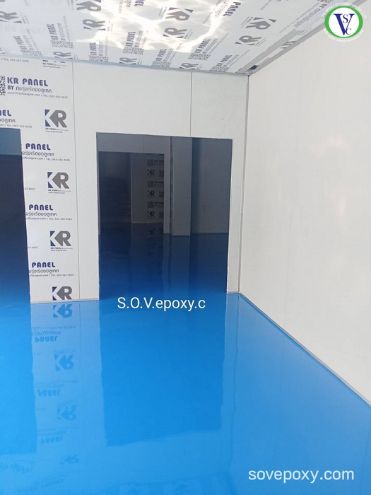 Sov Epoxy ทำพื้นอีพ็อกซี่ พื้นพียู พื้นโรงงาน พื้นสนามกีฬา 10