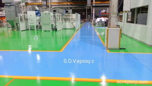 พื้น Epoxy Coating โรงงาน จ.ปทุมธานี