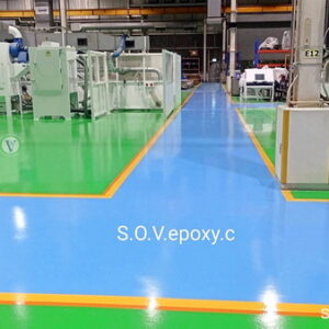 พื้น Epoxy Coating โรงงาน จ.ปทุมธานี