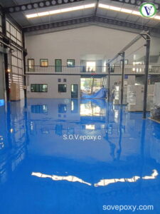 Sov Epoxy ทำพื้นอีพ็อกซี่ พื้นพียู พื้นโรงงาน พื้นสนามกีฬา 16