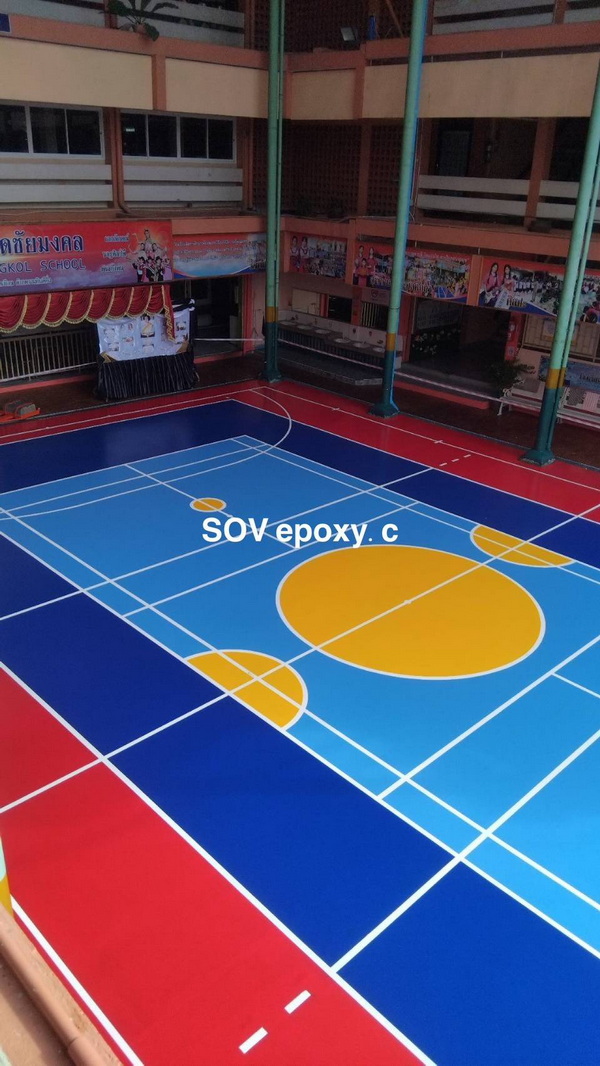 พื้น PU SPORT สนามกีฬาโรงเรียน