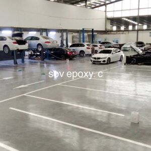 พื้น Epoxy Coating โชว์รูม BMW