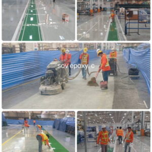 พื้น Epoxy ศูนย์รถ Honda_01