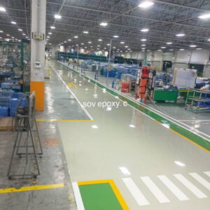 พื้น Epoxy ศูนย์รถ Honda