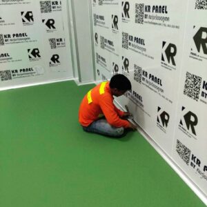 พื้น Epoxy โรงงานผลิตอาหารเสริม จ.ปทุมธานี