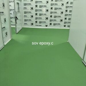 พื้น Epoxy โรงงานผลิตอาหารเสริม จ.ปทุมธานี