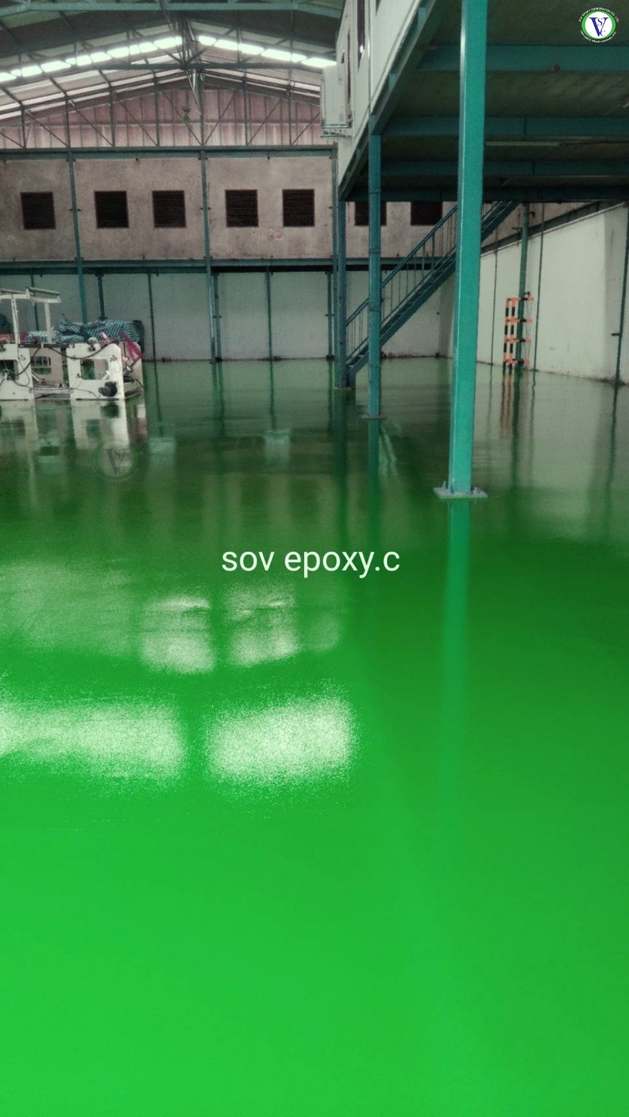 เคลือบพื้นคลังสินค้า จ.สมุทรปราการ