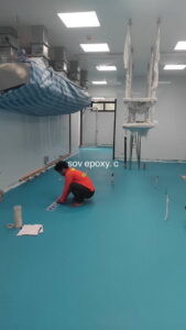 Sov Epoxy ทำพื้นอีพ็อกซี่ พื้นพียู พื้นโรงงาน พื้นสนามกีฬา 19