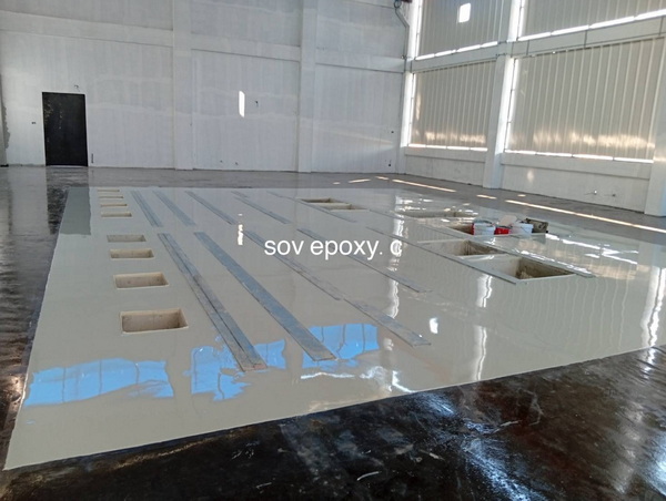 พื้น Epoxy โรงไฟฟ้า จ.ชลบุรี