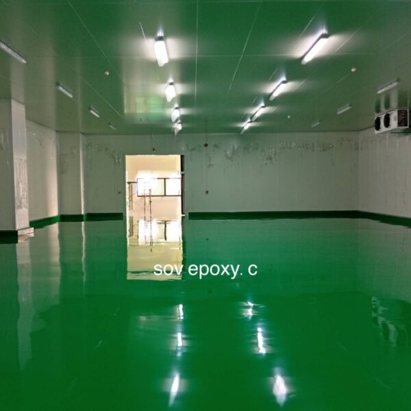 พื้น Epoxy โรงงาน จ.ปทุมธานี