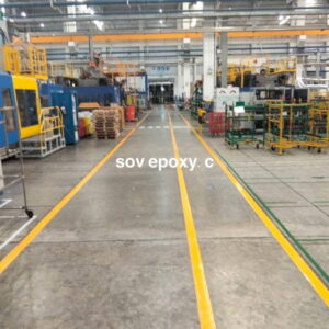 ตีเส้นจราจร ด้วย Epoxy Coating